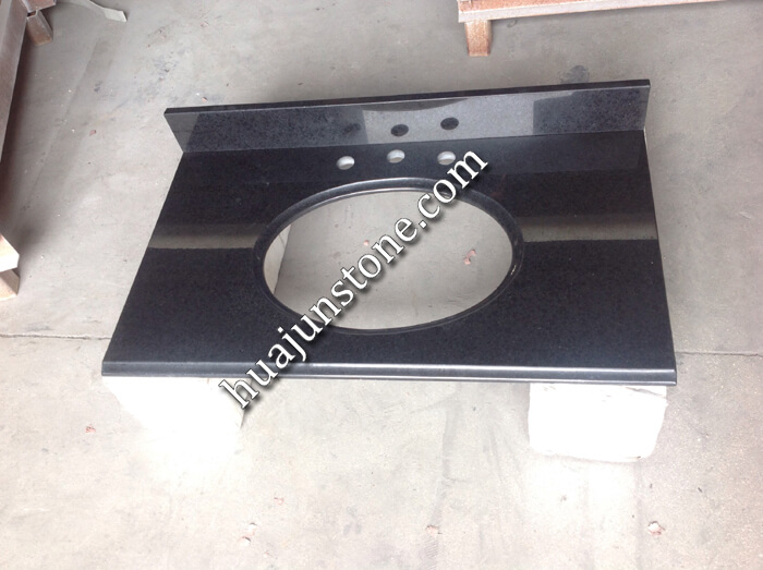 Absolute Black Fiorito Granite Vanity Tops