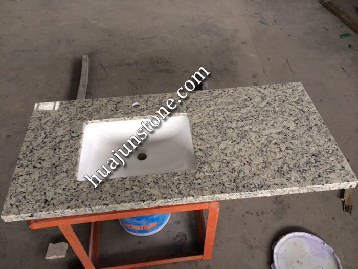 Brazil Santa Cecilia Light Granite Vanity Tops