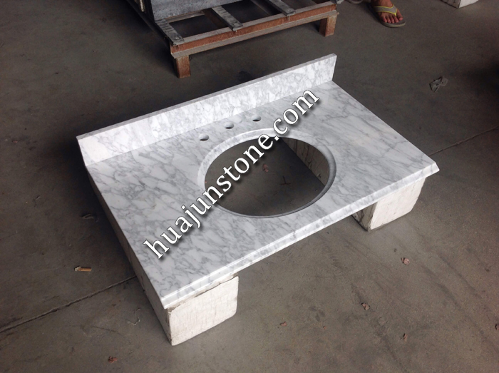 Carrara White Marble Vanity Tops