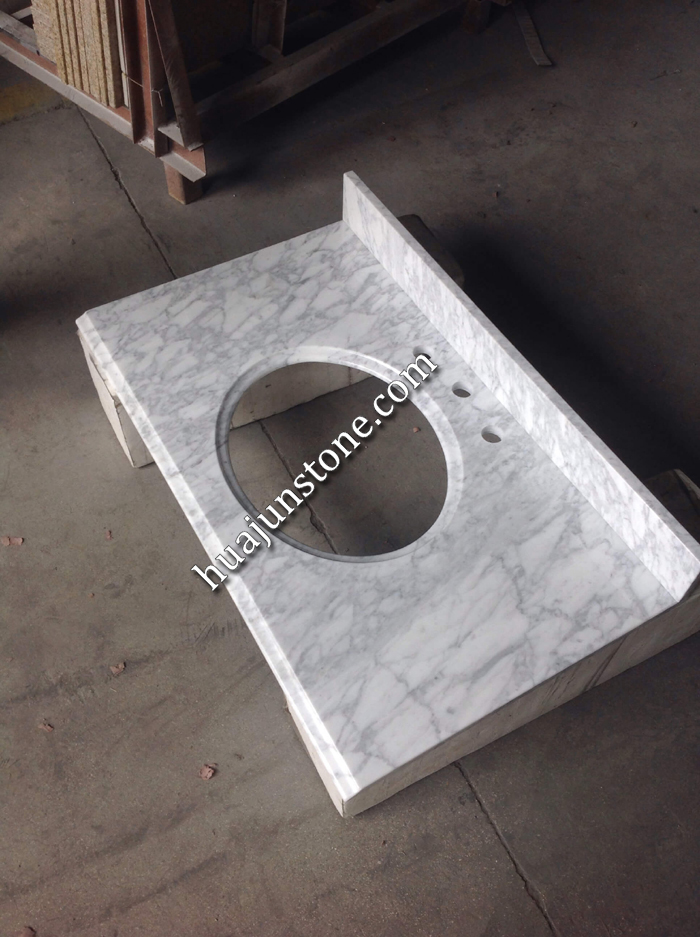 Carrara White Marble Vanity Tops