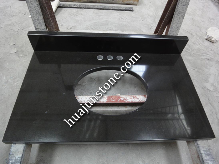 China Black Vanity Tops