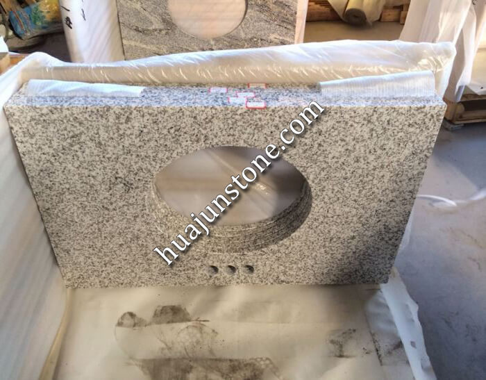 China G655 White Granite Vanity Tops