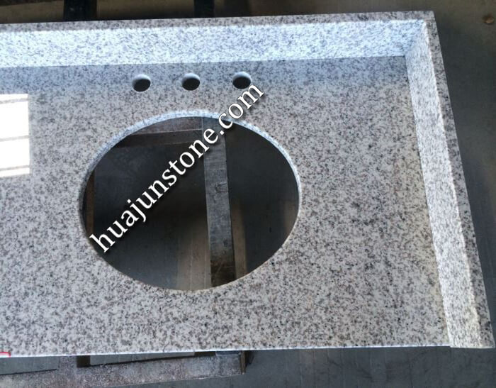 China G655 White Granite Vanity Tops