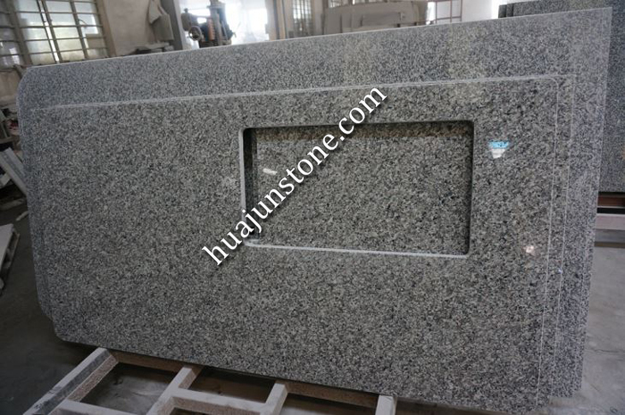 China Light Grey Granite Vanity Tops