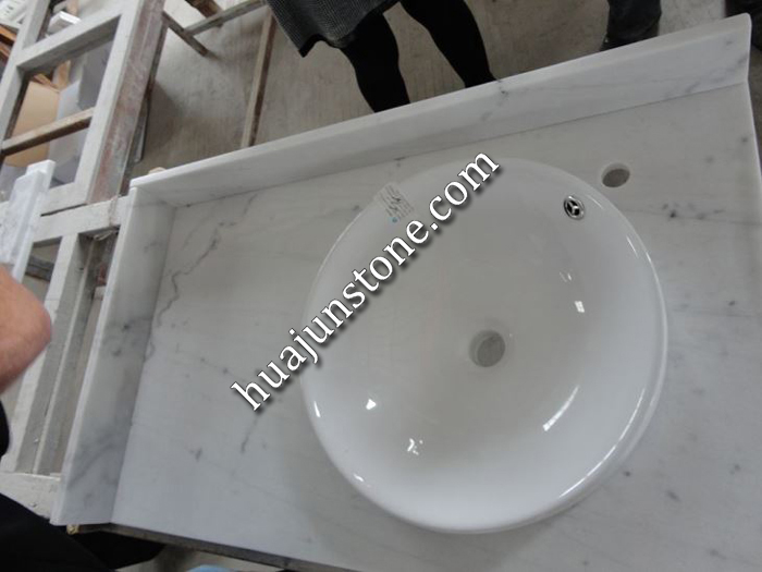 China White Marble Vanity Tops