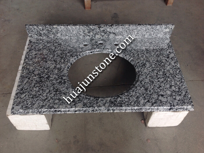 China White Wave Granite Vanity Tops