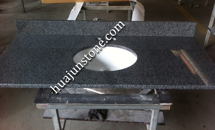 Chinese Impala Black Granite Vanity Tops