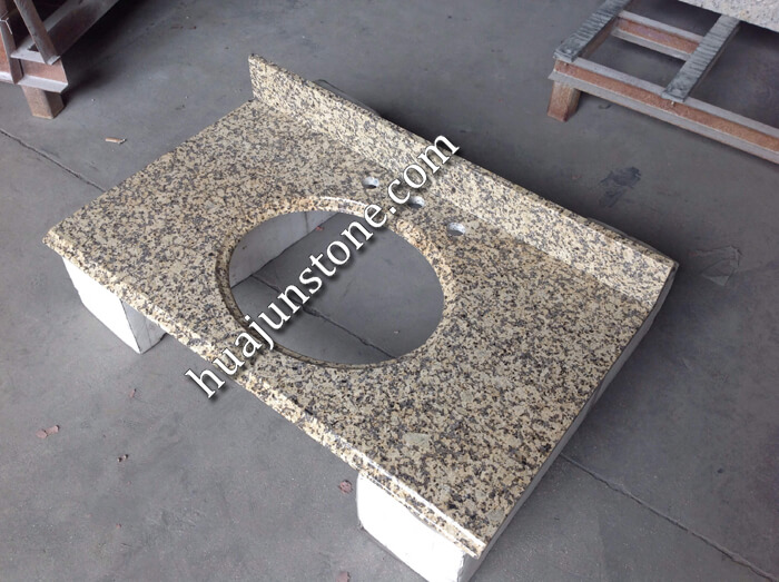 Crystal Yellow Granite Vanity Tops