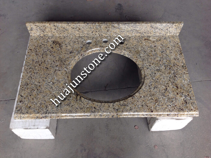 Giallo Cecilia Dark Granite Vanity Tops