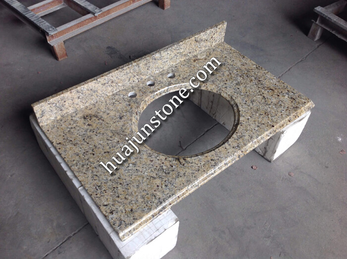 Giallo Cecilia Dark Granite Vanity Tops