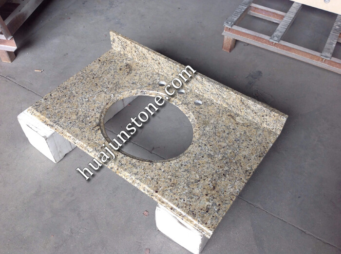 Giallo Cecilia Dark Granite Vanity Tops