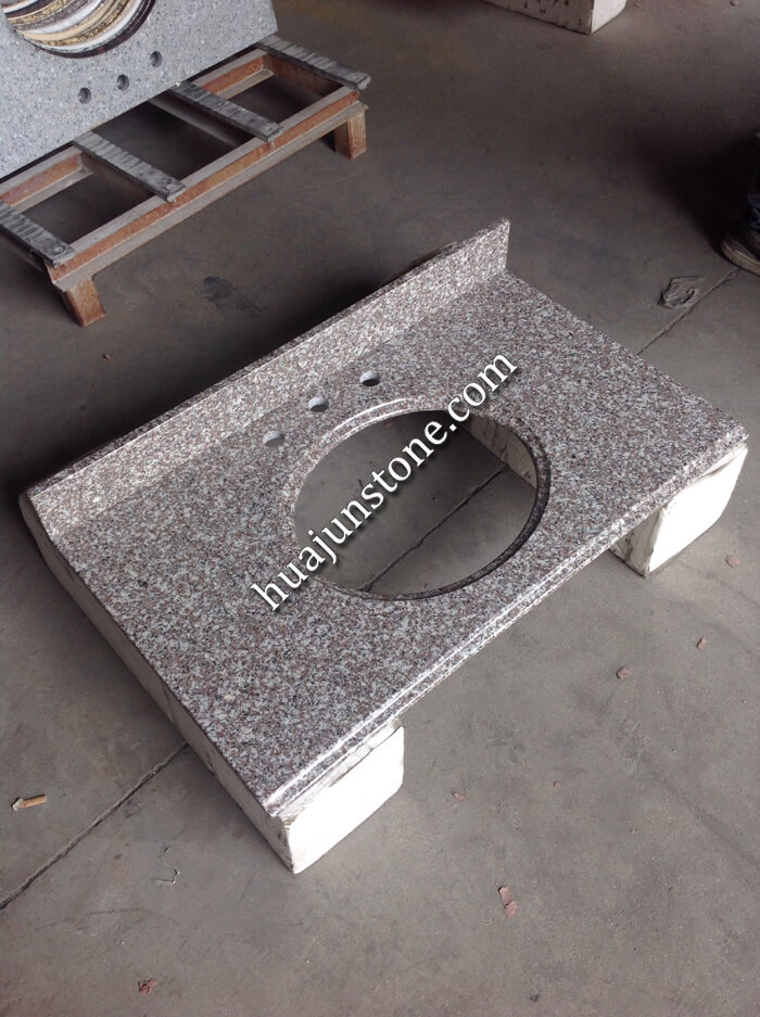 Grey Latte Granite Vanity Tops