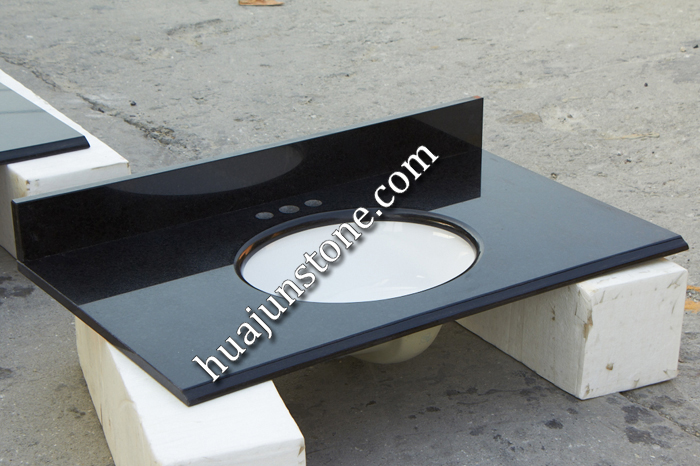 Hebei Black Vanity Tops