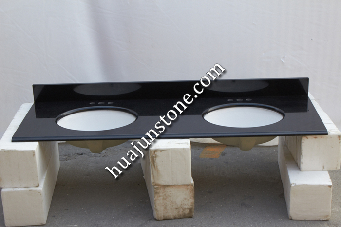 Hebei Black Vanity Tops