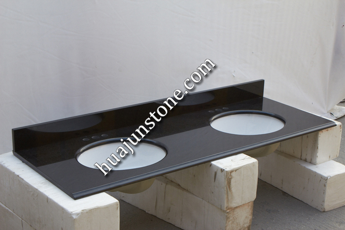 Hebei Black Vanity Tops