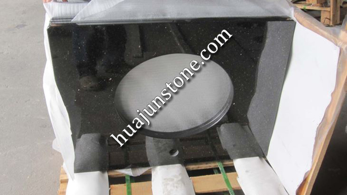 Indian Black Galaxy Bathroom Vanity Tops