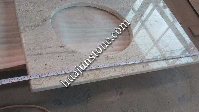 Indian River White Granite Vanity Tops