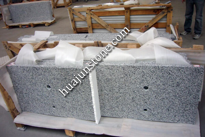 Light Grey Granite Bathroom Vanity Tops