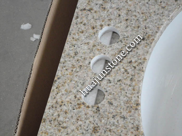 New Desert Sand Bathroom Vanity Tops