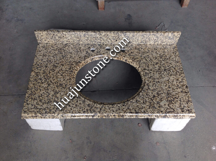 Rose Yellow Granite Vanity Tops