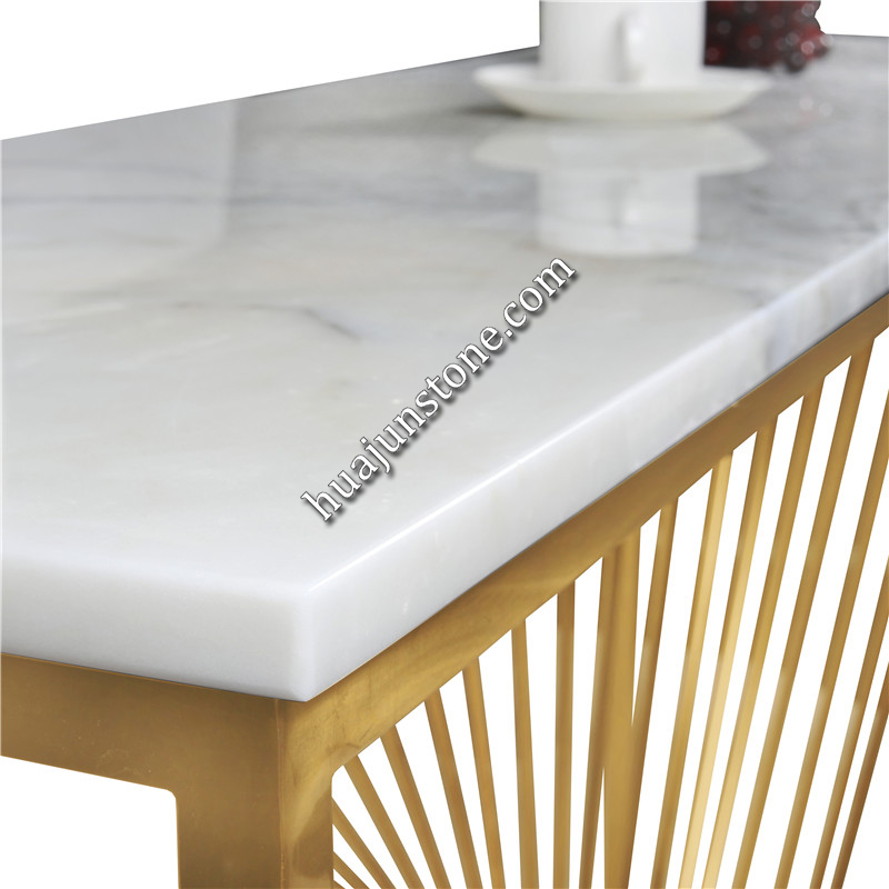 Carrara White Rectangular Table Tops