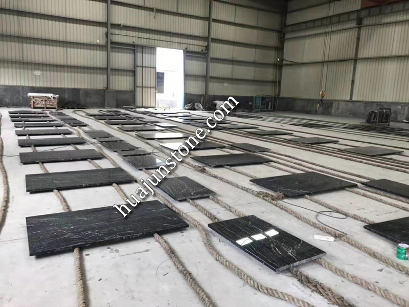 Via Lactea Black Granite Vanity Tops